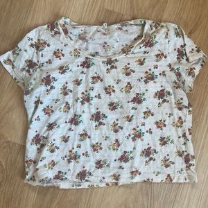 Floral crop top
